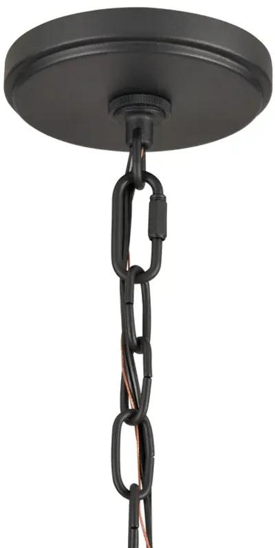 Neville 23'' Wide 5-Light Black Chandelier