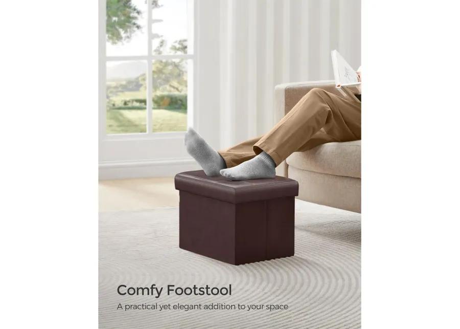 Small Folding Storage Ottoman