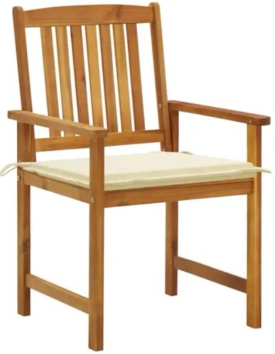 vidaXL Garden Chairs with Cushions 8 pcs Solid Acacia Wood