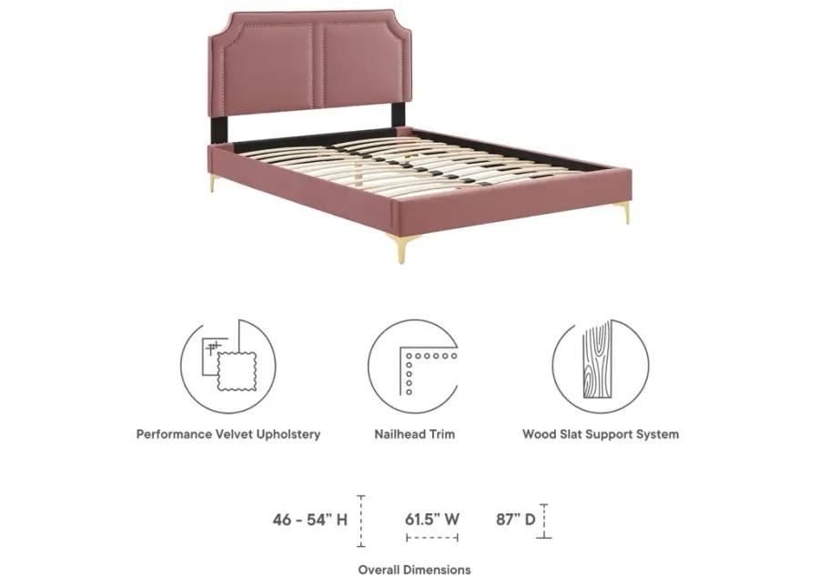 Modway - Novi Performance Velvet Twin Bed