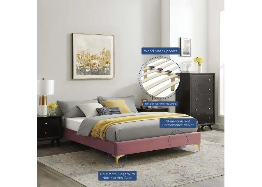 Modway - Novi Performance Velvet Twin Bed