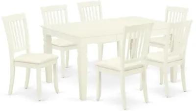 Dining Room Set Linen White