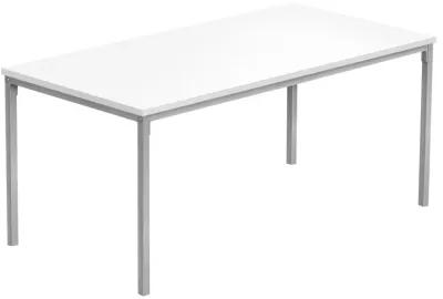 Monarch Specialties I 3795 Coffee Table, Accent, Cocktail, Rectangular, Living Room, 40"L, Metal, Laminate, White, Grey, Contemporary, Modern