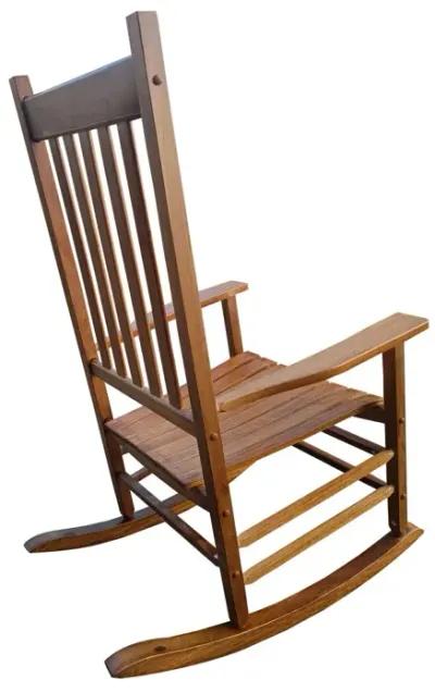 Balcony Porch Adult Rocking Chair Brown