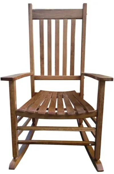 Balcony Porch Adult Rocking Chair Brown