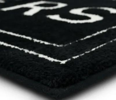 Hers Ebony 2' x 3' 4" Bath Mat