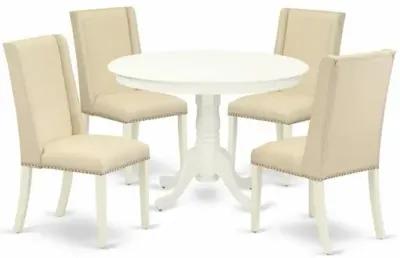 Dining Room Set Linen White