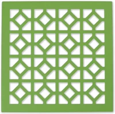 Breeze Block Metal Wall Tile: 7' x 7' Greenery