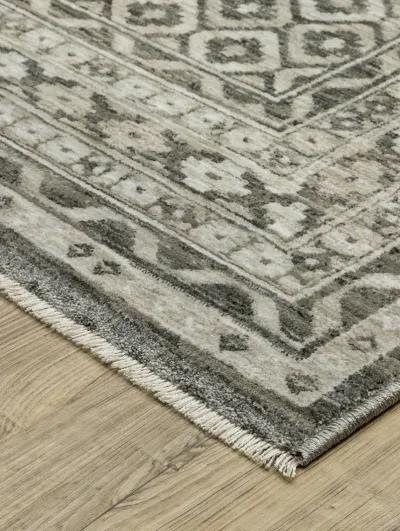 Chamberlain 2'3" x 7'6" Grey Rug