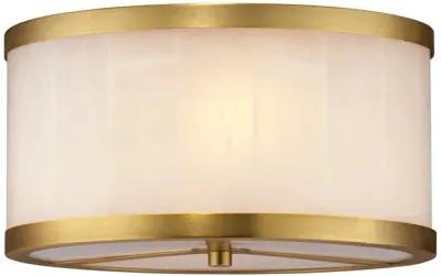 Upsala Alabaster Flush Mount Ceiling Light, Small