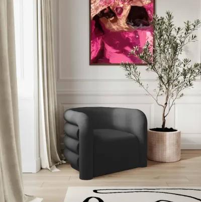 Curves Velvet Lounge Chair