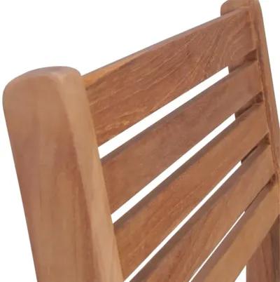 vidaXL Stackable Garden Chairs 6 pcs Solid Teak Wood