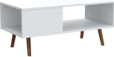 Hivvago Modern Mid-Century Coffee Table Living Room Storage Shelf