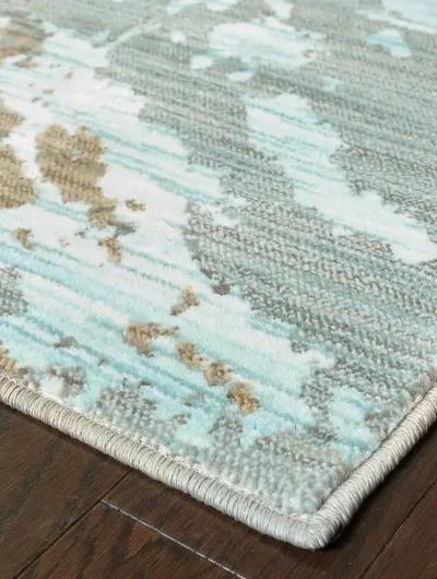 Sedona 5'3" x 7'6" Blue Rug