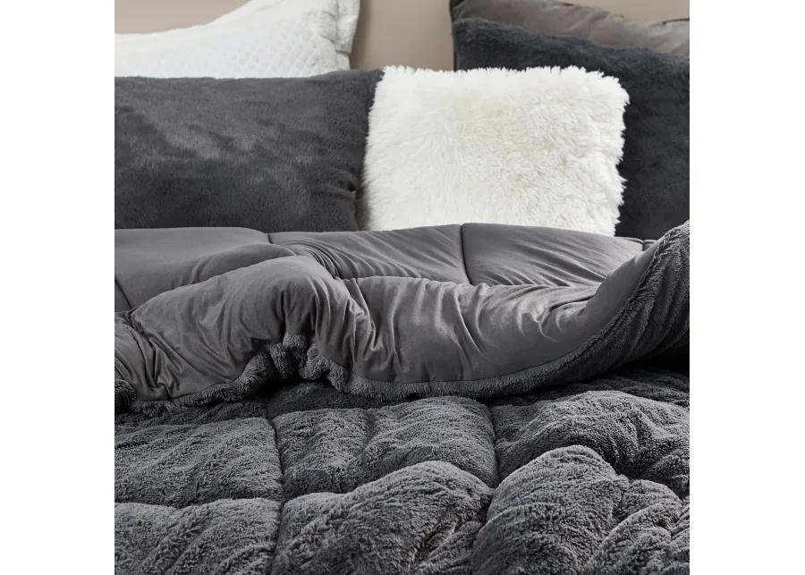 Are You Kidding Bare - Coma Inducer® Oversized Comforter - Charcoal Gray.