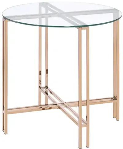 ACME Veises End Table, Champagne