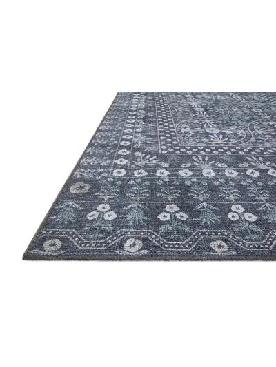 Maison MAO03 Rosette Blue 7'6" x 9'6" Rug