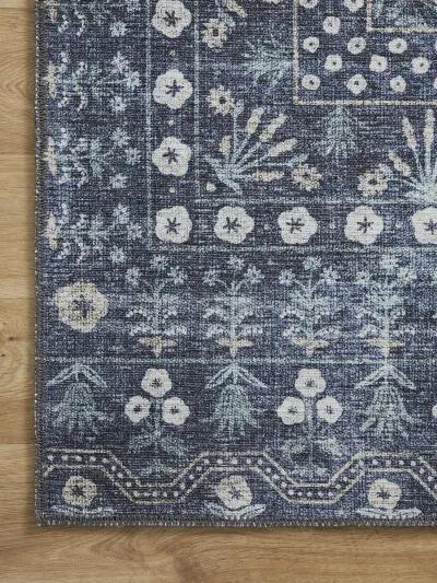 Maison MAO03 Rosette Blue 7'6" x 9'6" Rug