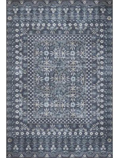 Maison MAO03 Rosette Blue 7'6" x 9'6" Rug