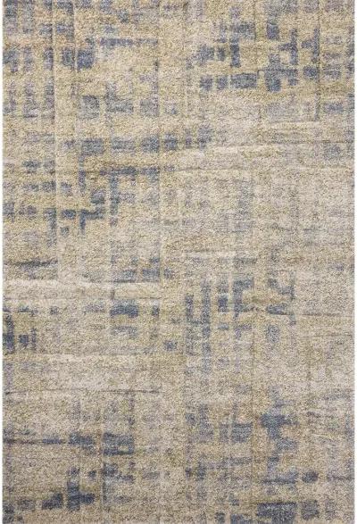 Silas SLA-05 Blue / Multi 6''7" x 9''2" Rug by