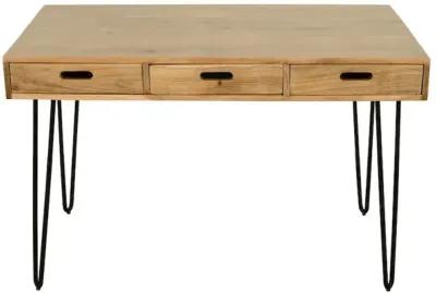 Jofran Rollins 52 Solid Hardwood Modern Counter Dining Table with Storage