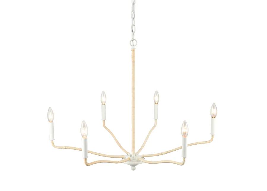 Breezeway 31'' High 6-Light Chandelier