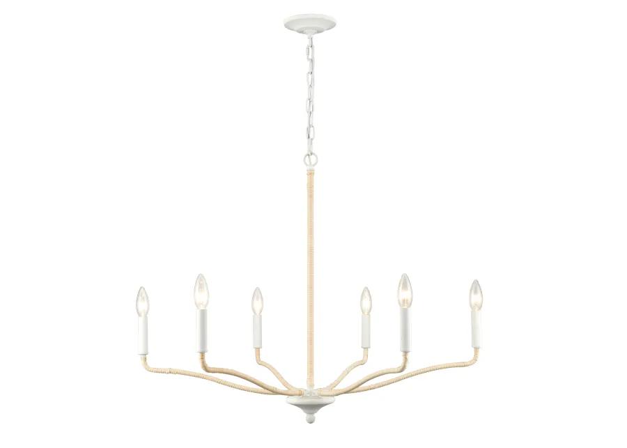 Breezeway 31'' High 6-Light Chandelier