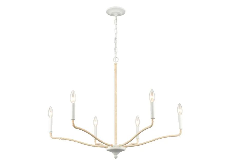 Breezeway 31'' High 6-Light Chandelier