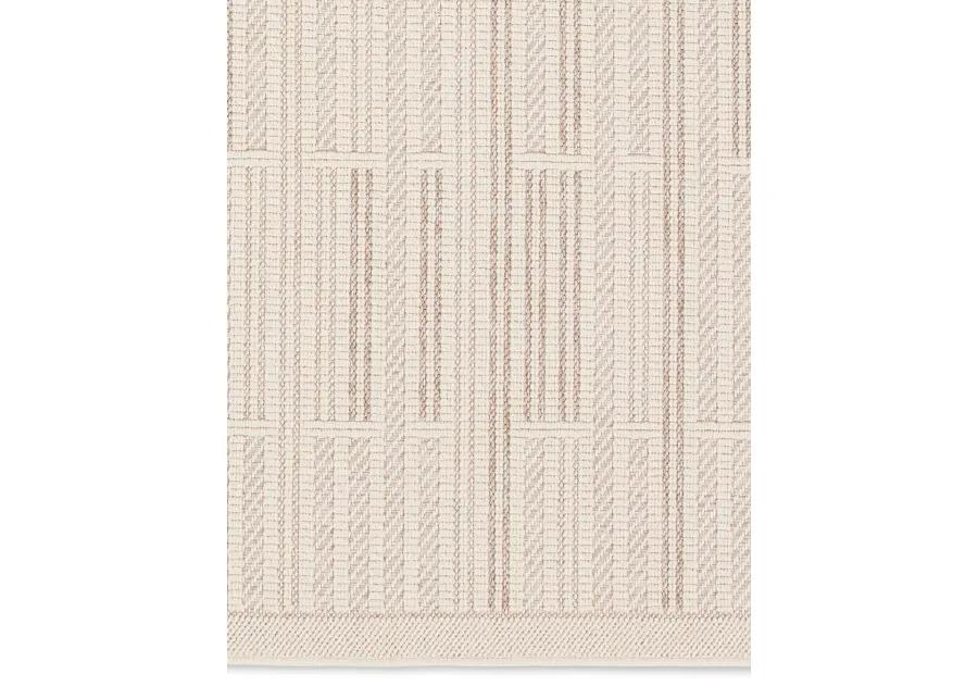 Continuum Quantum White 3' x 8' Runner Rug