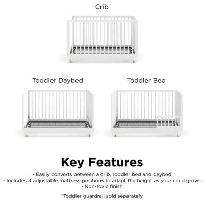 Aviary 3-in-1 Crib with Adjustable Mattress Height