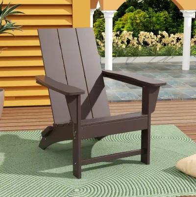 WestinTrends Modern Folding Adirondack Chair