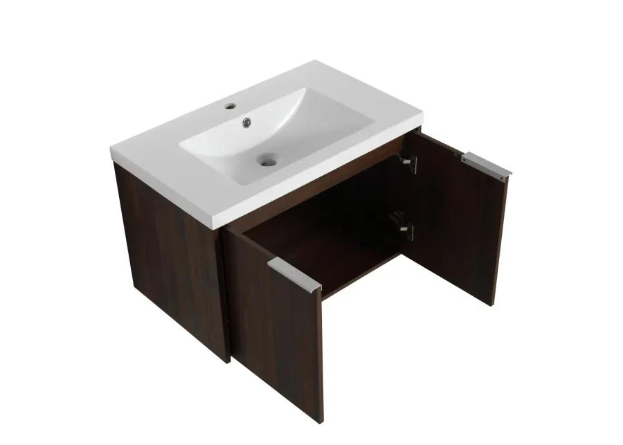 Soft Close Doors Bathroom Vanity With Sink, 30 Inch For Small Bathroom