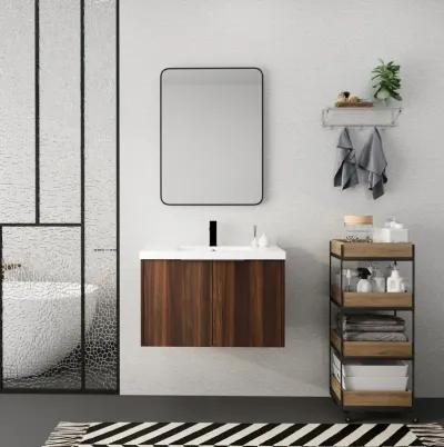 Soft Close Doors Bathroom Vanity With Sink, 30 Inch For Small Bathroom