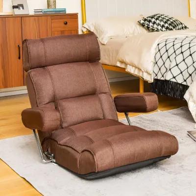 Adjustable Folding Sofa Chair with 6 Position Stepless Back