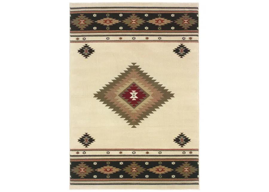 Hudson 5'3" x 7'6" Beige Rug