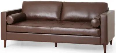 Merax Solid Wood Frame PU Fabric Sofa Couch