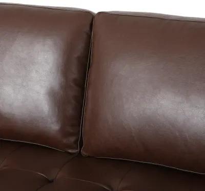 Merax Solid Wood Frame PU Fabric Sofa Couch