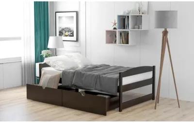 Twin Size Platform Bed, with Two Drawers