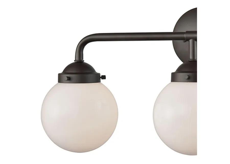 Beckett 24'' Wide 3-Light Vanity Light with Frosted Glass