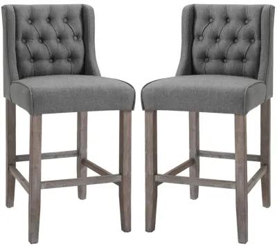 Dual 40" High Back Countertop Height Dining Stool Seat Accent Furniture Set