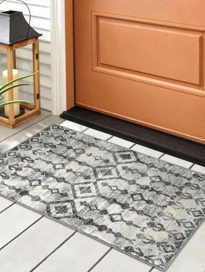 Brisbane BR8 Silver 20" x 30" Rug