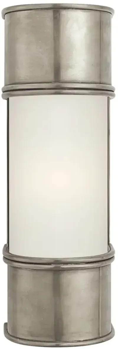 Oxford 12" Bath Sconce in Polished Nickel