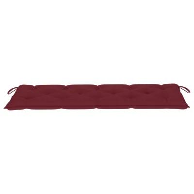 vidaXL Garden Bench Cushion Wine Red 59.1"x19.7"x2.8" Fabric