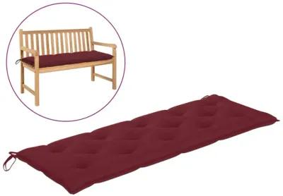 vidaXL Garden Bench Cushion Wine Red 59.1"x19.7"x2.8" Fabric