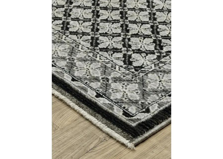 Chamberlain 5'3" x 7'6" Blk Rug