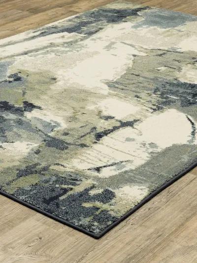 Seneca 6'7" x 9'2" Blue Rug