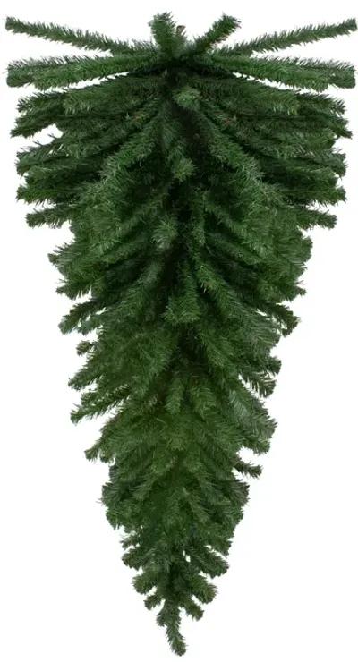 60" Canadian Pine Artificial Christmas Teardrop Swag - Unlit