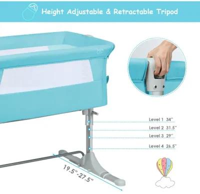 Travel Portable Baby Bed Side Sleeper  Bassinet Crib with Carrying Bag