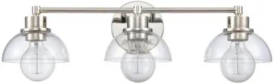 Julian 24'' Wide Silver 3-Light Vanity Light