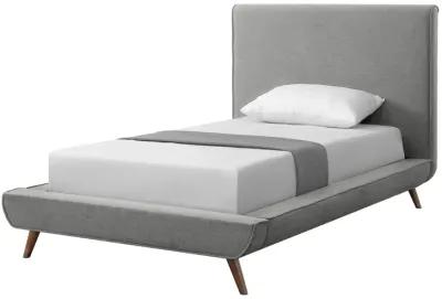 Loft Lyfe Eliezer Linen Upholstered Platform Bed